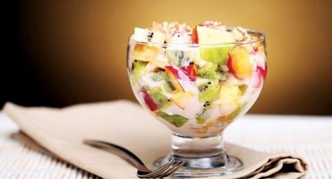 Kilo kaybı için diyet meyve salatası